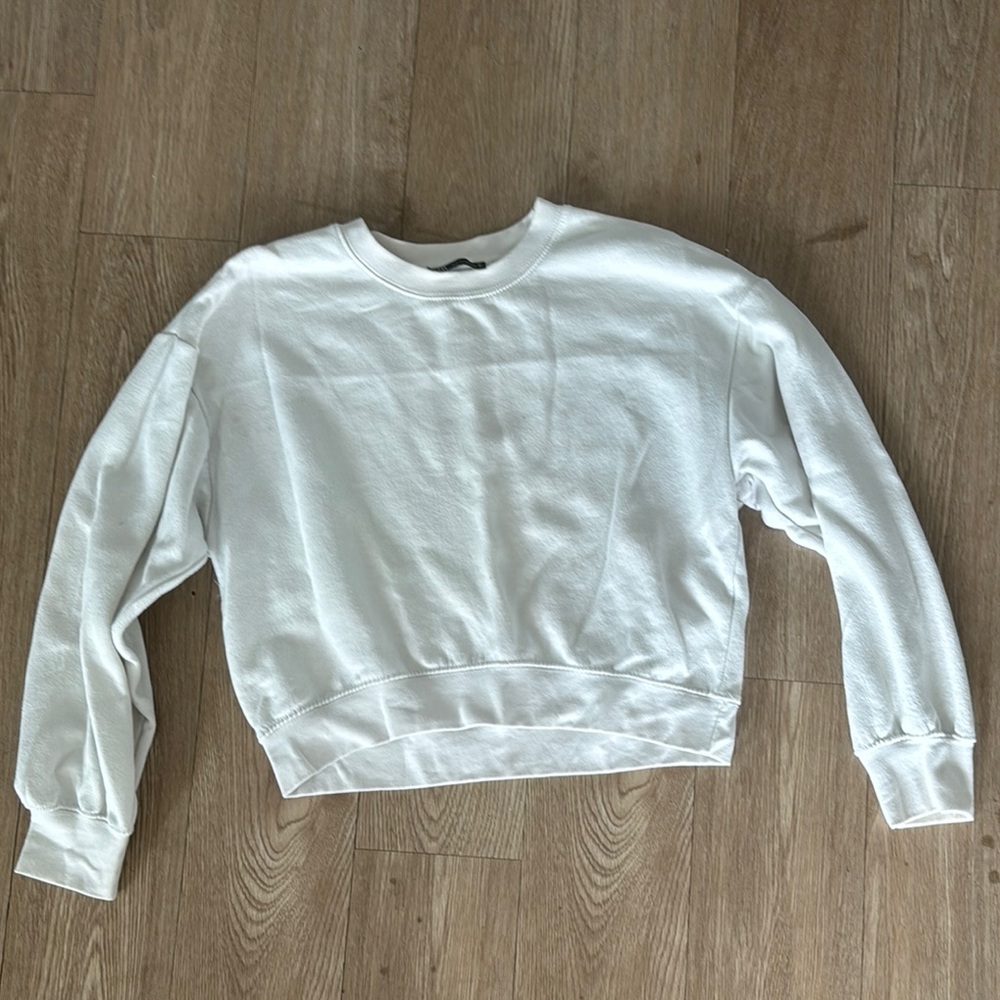 White Crewneck Sweatshirt